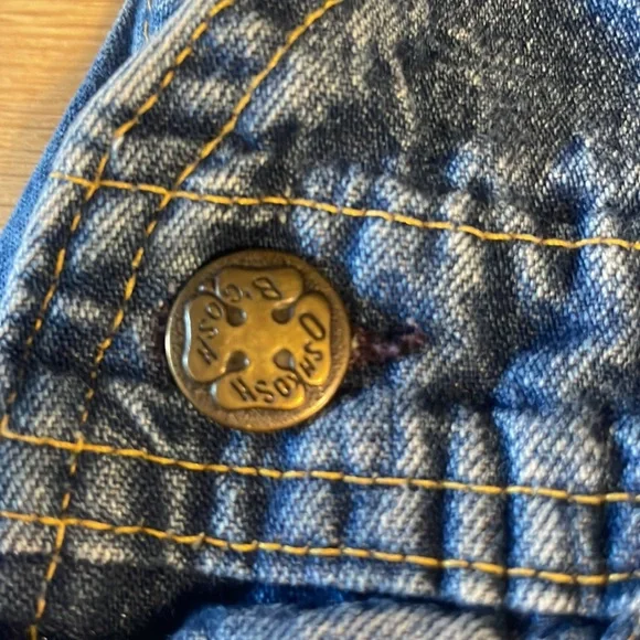 Original “Made in USA” Vintage OshKosh B’Gosh Cotton Denim Overalls, size 2T - Picture 4 of 11